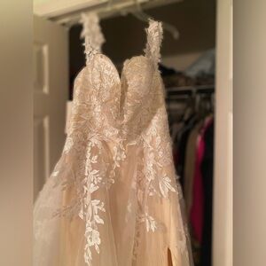 Wedding dress, worn once.